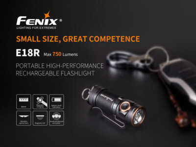 fenix 750 flashlight C7 Pro Rechargeable ion battery Fenix E18R Flashlight