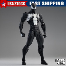 US STOCK Mess Toys Black Suit Neighbor Spider-Man Symbiote Action Figure Boxed