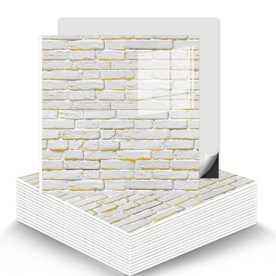 40PCS Self-Adhesive Faux Brick Wall Panels, Peel And Stick Tiles for Hone Decor
