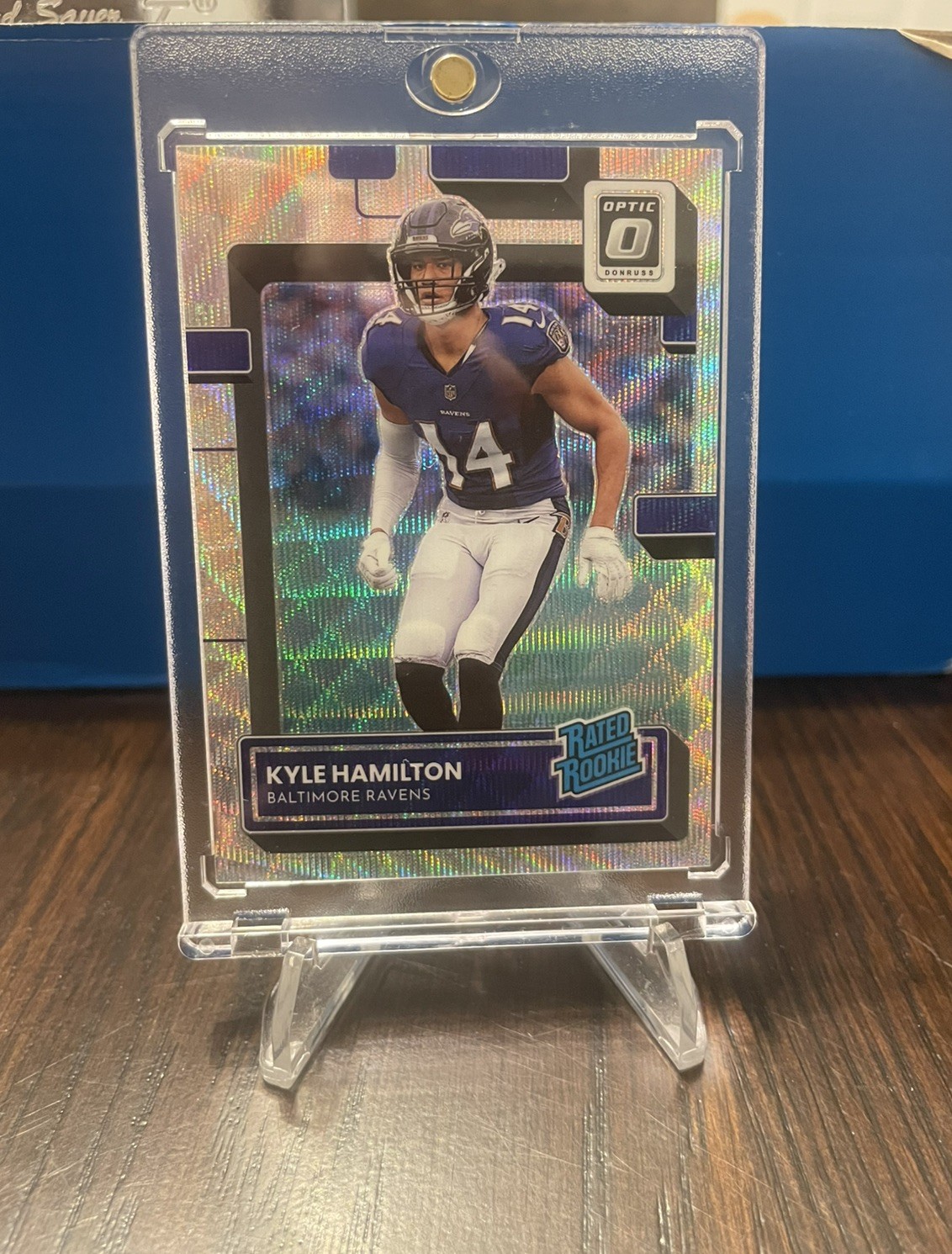 2022 Panini Donruss Optic - Rated Rookie Kyle Hamilton #238 Wave Prizm /300 (RC)