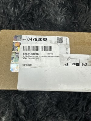 GM Genuine Parts ACDelco HVAC Control Panel 84793088 OEM Climate Control New
