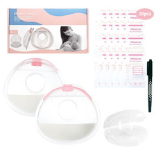 Breast Milk Collector, 2PCS Milk Collectors for Breastfeeding Reusable Breast Sh