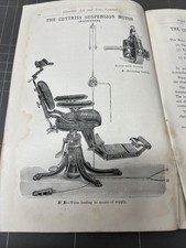 VINTAGE DENTAL DENTIST BROCHURE LONDON CLAUDIUS ASH & SONS 1800s ART DOCTOR 1900