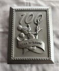 Walt Disney World Pewter Picture Frame And Mickey Mouse Pin "100 Years Of Magic" — photo 1