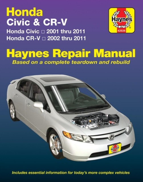 Honda Civic (01-11) by Haynes Publishing PAPERBACK 9781620922996