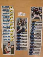 2026 Topps And Topps Heritage Miami Marlins 27 Card Team Lot Inserts RC's B