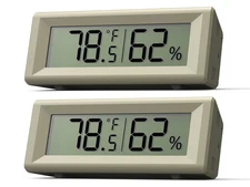 Small Digital Hygrometer, Humidity Meter, Indoor Thermometer, Room Temperature 
