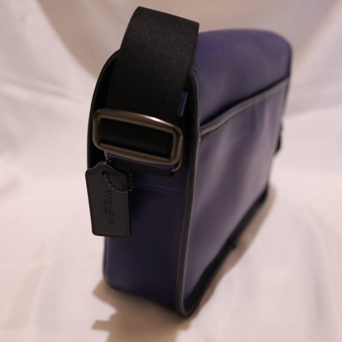 COACH Heritage Map Bag Indigo Midnight From Japan - Picture 4 of 9