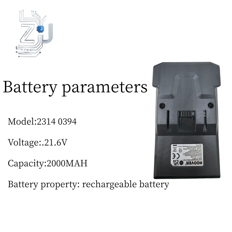  Battery for 2314 0394 HF122BAT 35601729 H Free HF122EN011 with 21.6V 2000mAh - Image 4 of 4