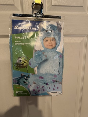 NIP Monster Inc. Sulley Costume Baby Infant Size 12-18 Months Spirit Halloween - Picture 9 of 24