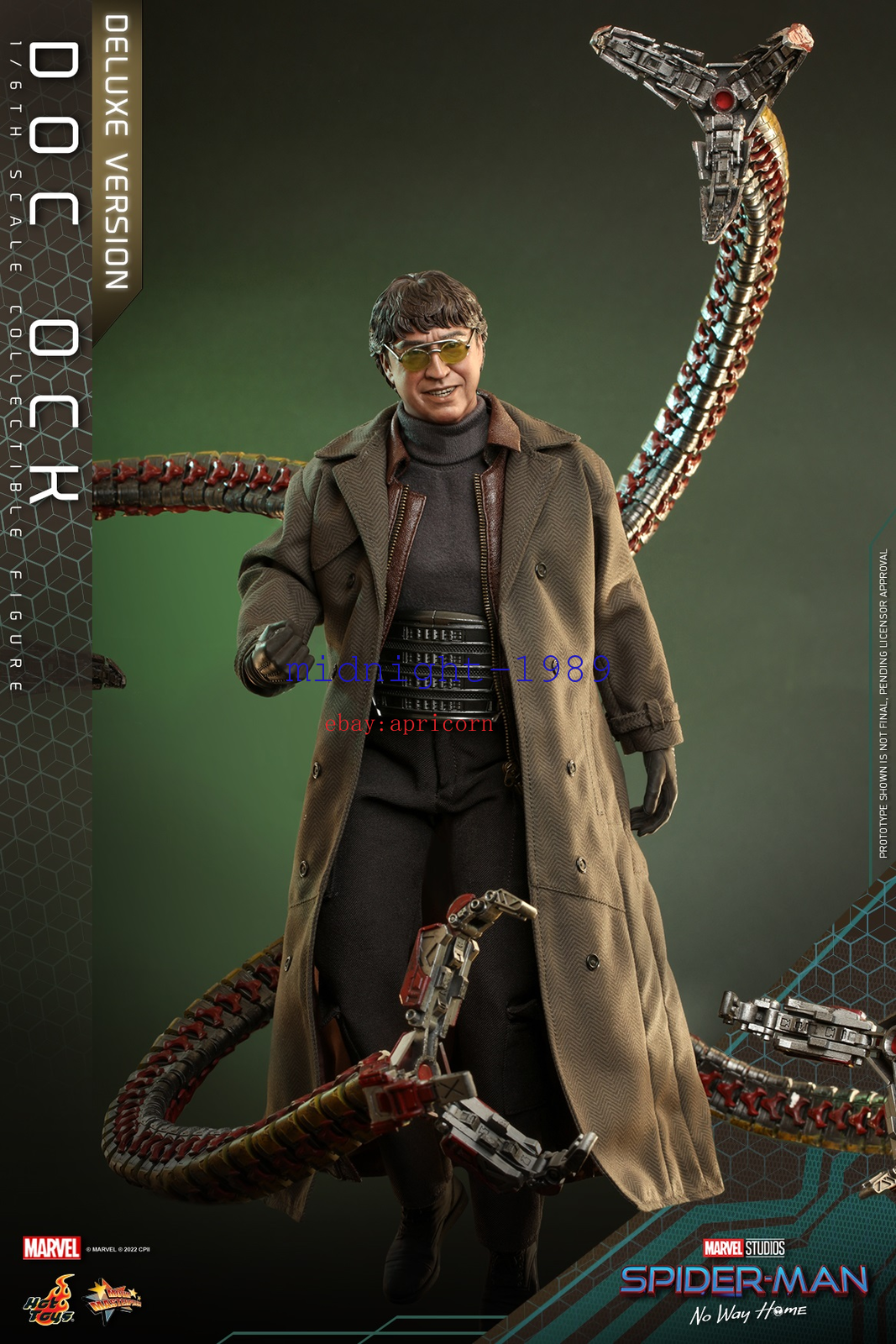 HOTTOYS MMS633 Doctor Octopus 1/6 Male Action Figure Model Deluxe ...