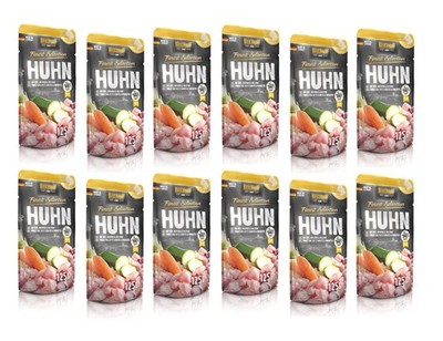 BELCANDO Finest Selection Hühnchen, Reis und Karotten Nassfutter Hunde 12x125g