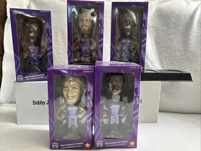 Sacramento Kings Bobble Heads Clark Wallace Jackson Turkoglu Pollard Lot of 5