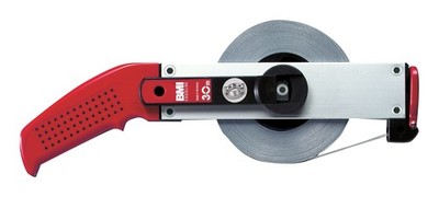 BMI Rahmenbandmaß Stahl weiß 20 m x 13 mm Maßanfang A Flextop Ergoline