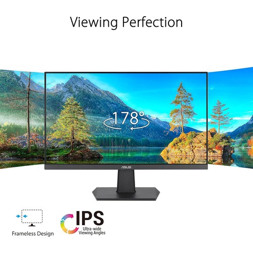 ASUS 27" 1080P Eye Care PC Monitor IPS, Full HD, Frameless, 100Hz, 1ms VA27EHF - Picture 7 of 12