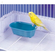 Bird Bath with Mirror - Engaging Cage Accessory for Bathing, Play, and Feathe...