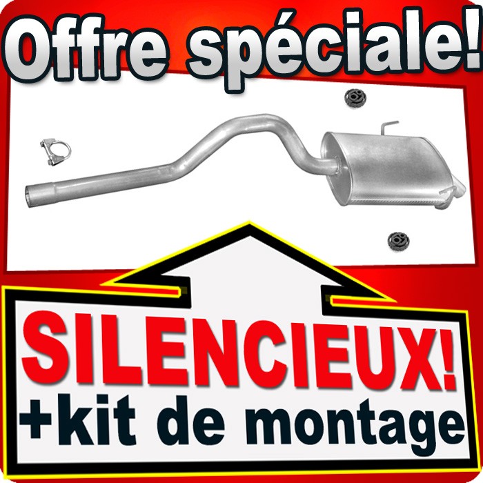 Échappement Renault Espace III pot de détente Grand Espace 3 silencieux 1996-2002