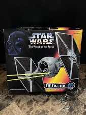 Star Wars Power of the Force POTF Vehicles Tie Fighter with Ejecting Solar Panel