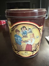vintage 1989 Nestlé Toll House Morsels 50th Anniversary collectible metal tin