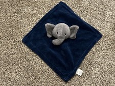 Lila Jack Gray Elephant Blue Security Blanket/Lovey 2020