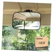 Universal Adjustable Golf Cart Convex Rear View Mirror for EZGO, Yamaha, Club