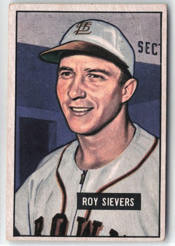 Roy Sievers #67 1951 Bowman card