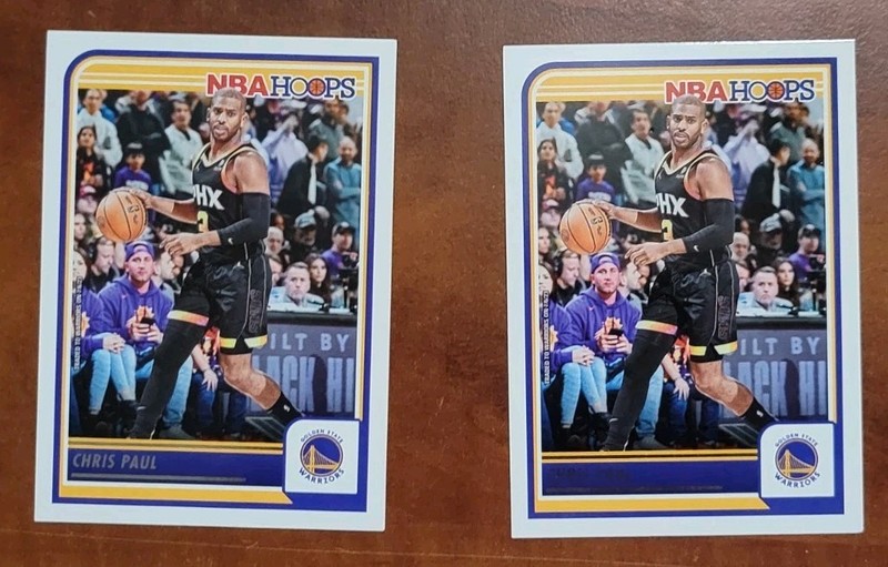 2023-24 NBA Hoops #102 Chris Paul 2 Card Lot NM+