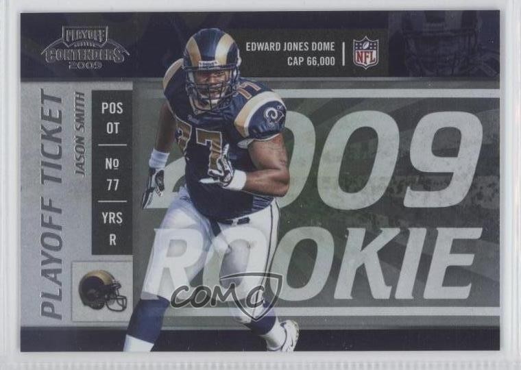 2009 Playoff Contenders Ticket 63/99 Jason Smith #102 Rookie RC 0a1