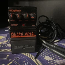 Digitech Death Metal Distortion Pedal Tested Working Great condition 