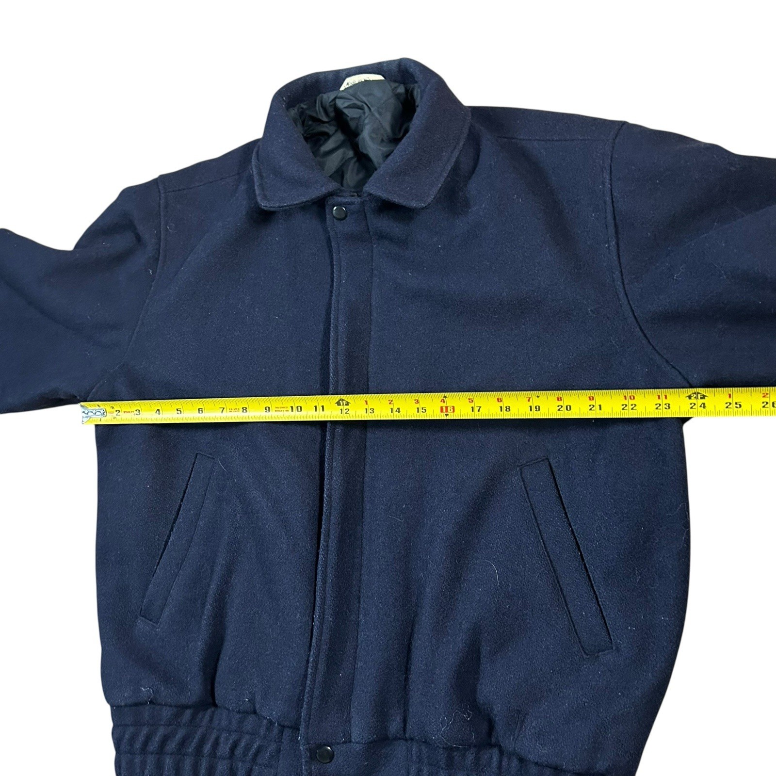 Vintage 70's DASH Mens Size Medium Wool Coat Winter Bomber Varsity Jacket thumbnail 6