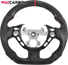 Real Carbon Fiber Steering Wheel Fit 2007-2016 Nissan Gtr Gt-r R35 With Cf Trim Real Carbon Fiber Steering Wheel Fit 2007-2016 Nissan Gtr Gt-r R35 With Cf Trim