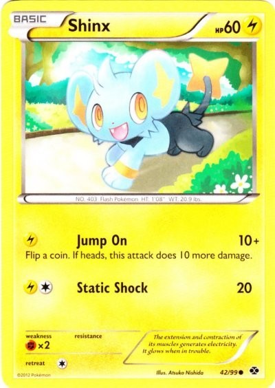 Shinx - 42/99 - Common Lightly Played Next Destinies
