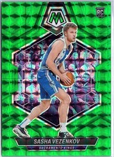 2023-24 Panini Mosaic #236 Sasha Vezenkov Green RC