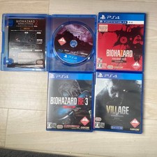 Biohazard Resident Evil PS4 4 Game Set Revelations 2 RE3 7 Village