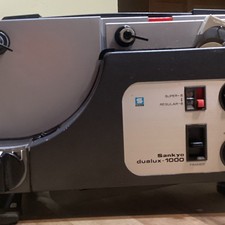 Sankyo dualux-1000 Super 8  Regular 8 Filmstrip Projector Gray Black