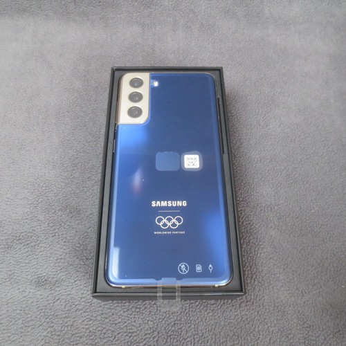 Samsung Galaxy S21 5G SM-G991Q 256GB Phantom Blue Tokyo Olympic Edition Buds Pro - Picture 6 of 9