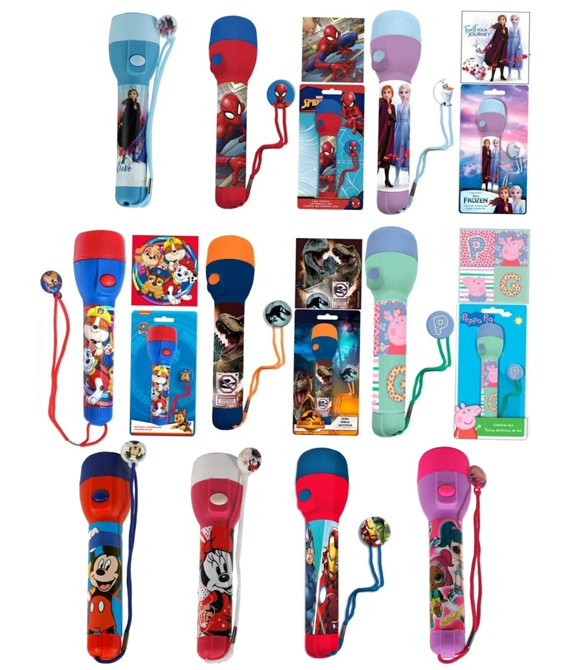 LED Flashlight Torch 16cm, Large Torch, Night Light Kids Xmas Camping Gifts - Image 4 of 4