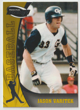 2009 Press Pass Fusion Baseball #8 Jason Varitek