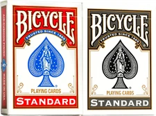 Rider Back Playing Cards – Standard Index Poker Deck, Premium Quality, Red & Bla