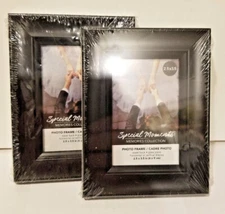 [2 Pack] 2.5X3.5 in. Black Picture Frames Picture Frame Vertically or Horizontal