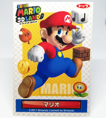 スーパーマリオスタジアム　SuperMario 3D 付録カード Mario Super Mario 3D Land Top 2011 Nintendo CARD Nintendo Japan