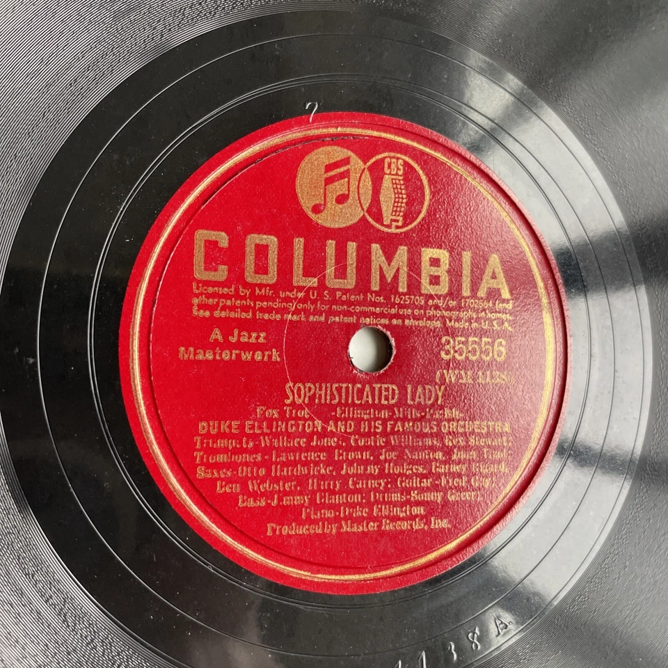 78 rpm DUKE ELLINGTON - stormy weather - COLUMBIA 35556 US Ivy ANDERSON - Photo 3/4