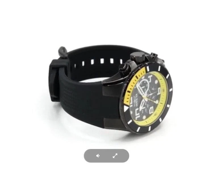 Invicta 18741 Men s Pro Diver Black Stainless Steel Chronograph
