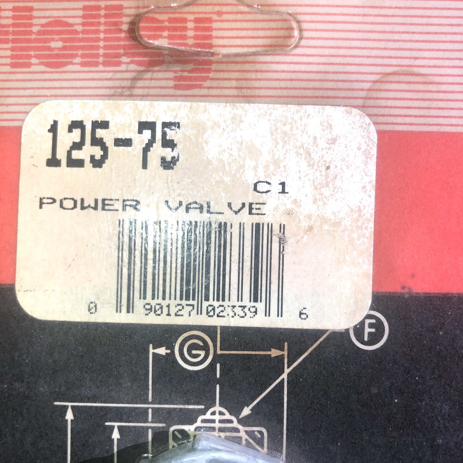 HOL12575 Holley Carburetor 7.5" Power Valve Replacement & Gasket