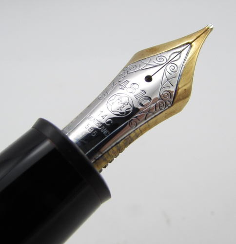 Montblanc no. 149 Diplomat 14k Gold M Nib Black fountain pen - Picture 6 of 23