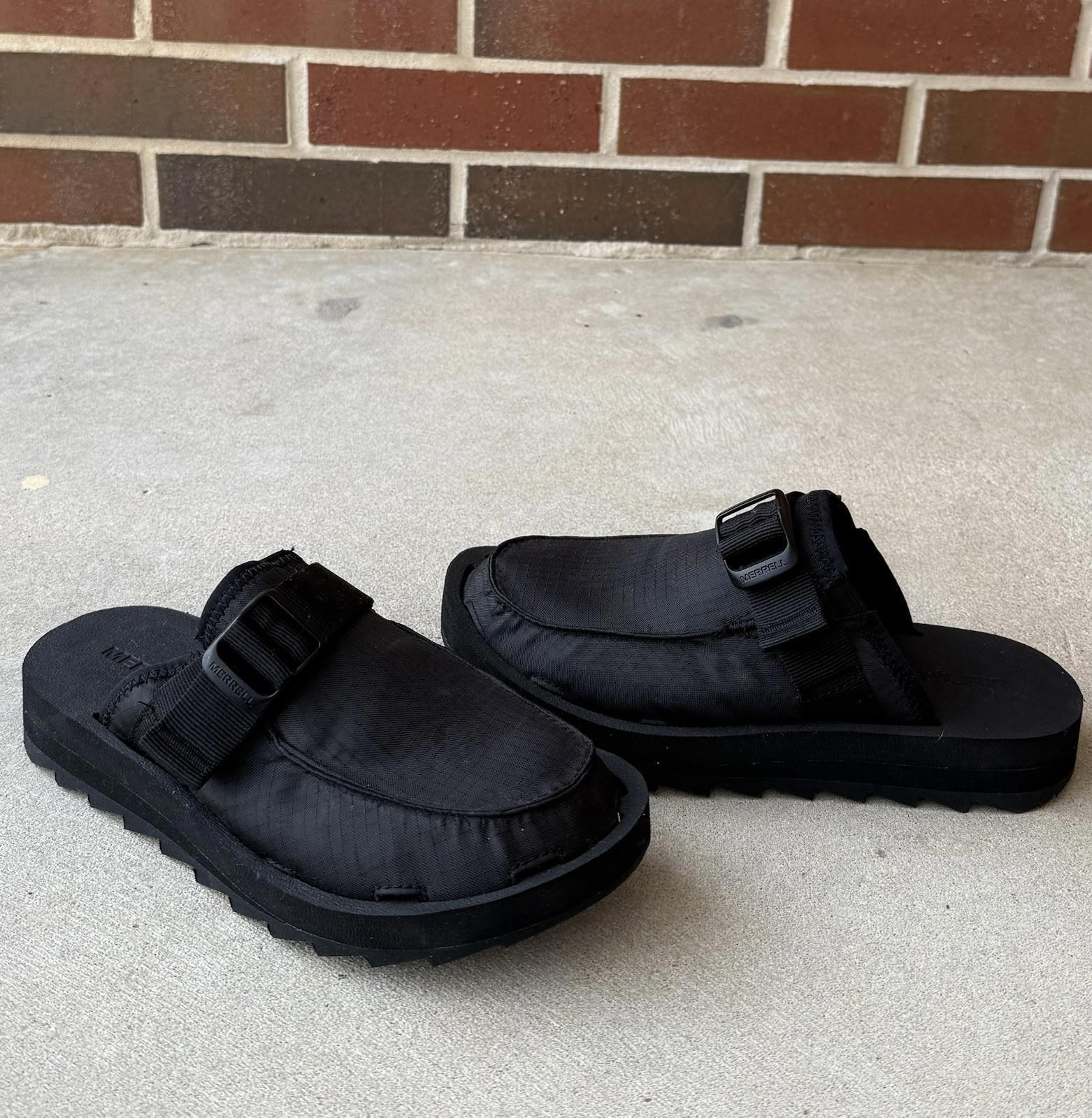 Zoccolo alpino nero Merrell unisex adulto taglia 6