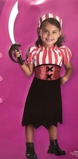 Mini Pirate Girl Toddler Costume Dress up 3T-4T