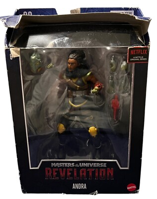 Mattel Masters of the UniverseRevelation ANDRA 6'' NEW (Damaged Box)