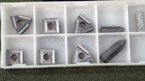 Lathe 9 piece Turning tool set, 12mm tool height with set of spare inserts - Picture 8 of 9