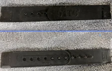 Otto Black Snap Replacement Ball Cap Hat Plastic Vintage Snapback